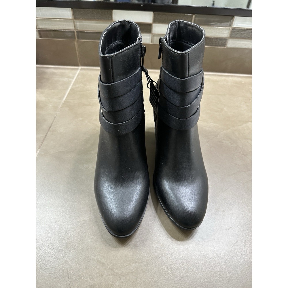 a.n.a. Women's Black Booties With Strap Detail NIB size 8.5 M - Picture 13 of 13